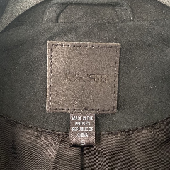 Joe jeans leather jacket black and white size small - Picture 2 of 7